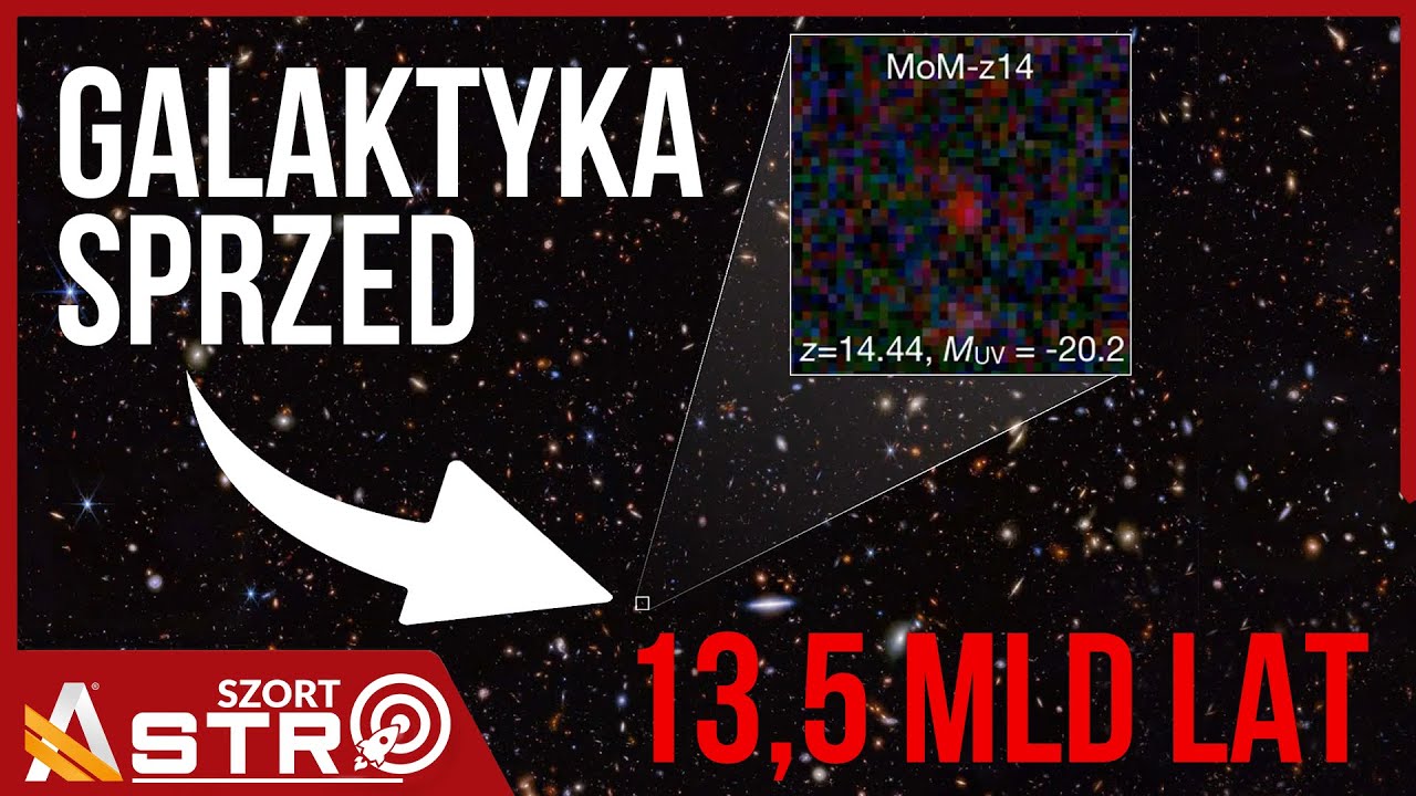 Wszechświat jednak starszy? Webb odkrywa najdalszą galaktykę - AstroSzort