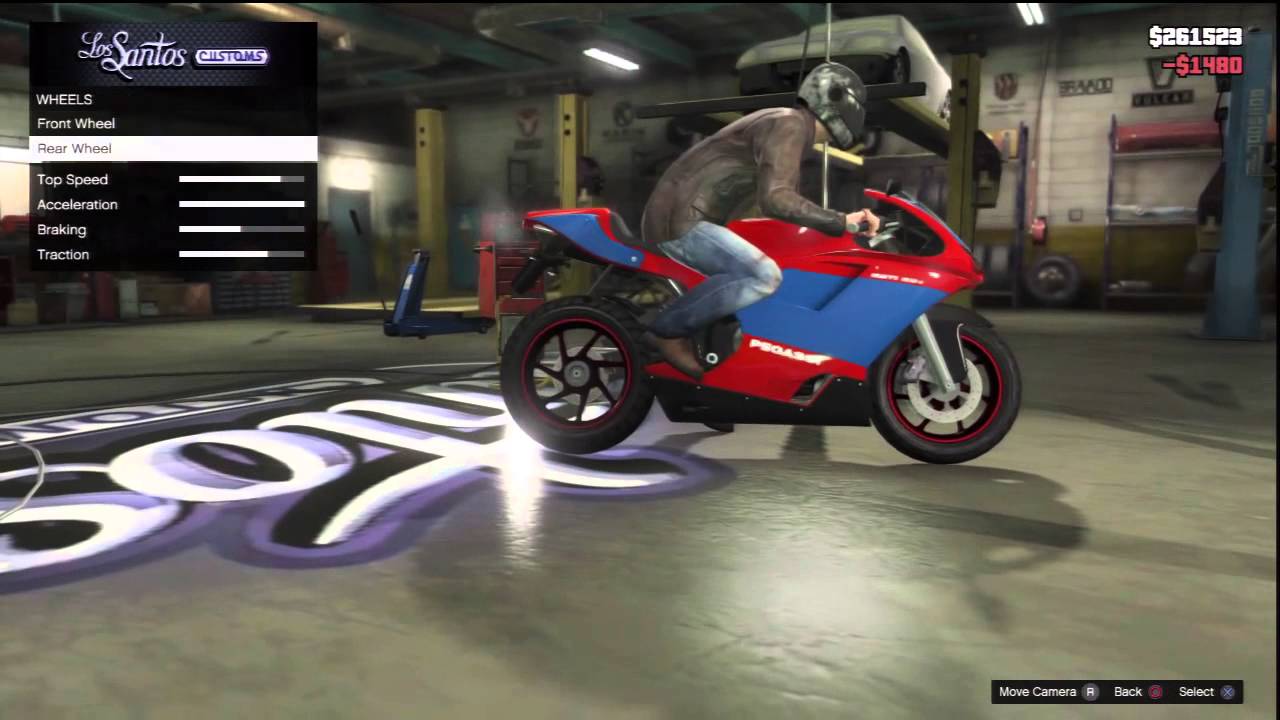 GTA V: Motorbike Customization: Pegassi Bati 801, Motorcycles (Ducati 848) HD