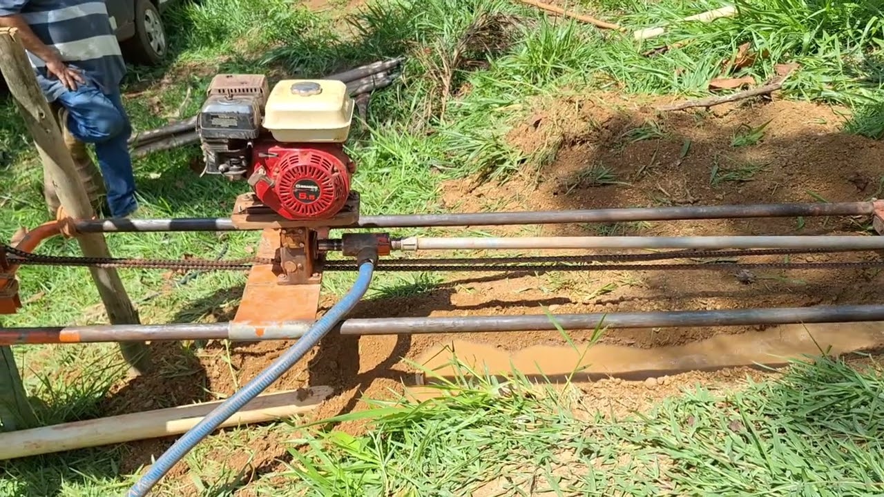 como cavar po&ccedil;o horizontal ou australiano