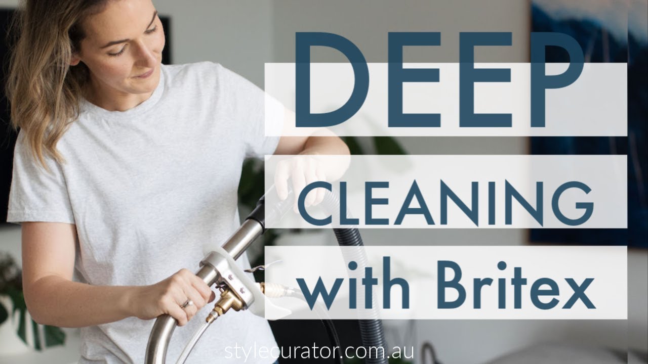 Deep cleaning your home yourself, including your sofa and rugs, with Britex