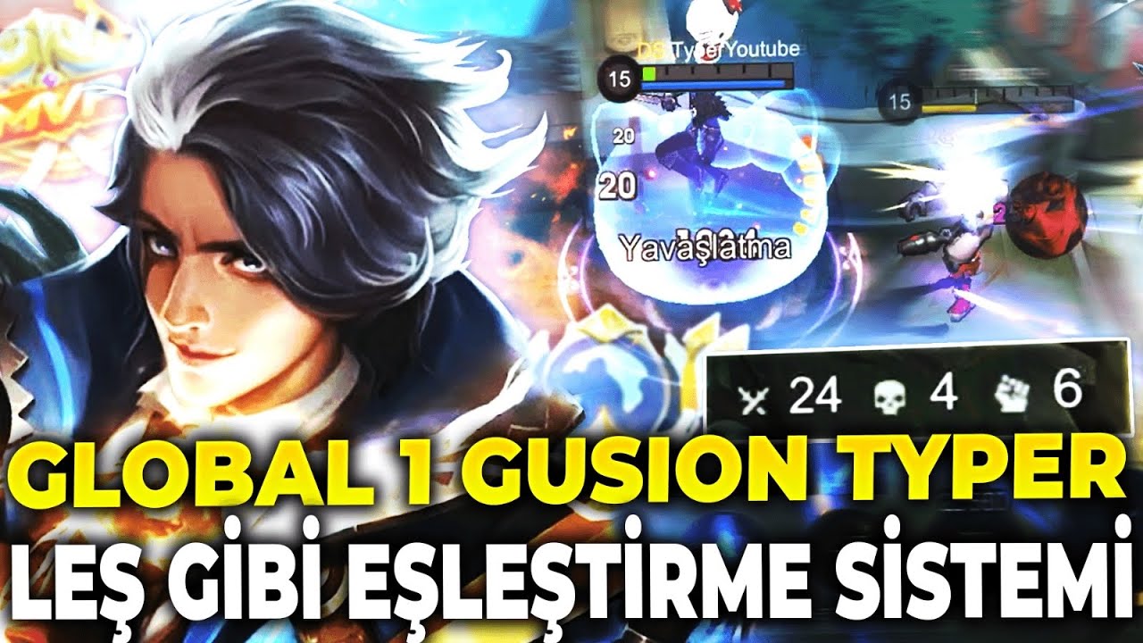 GLOBAL 1 GUSION TYPER | LEŞ GİBİ EŞLEŞTİRME SİSTEMİ!!