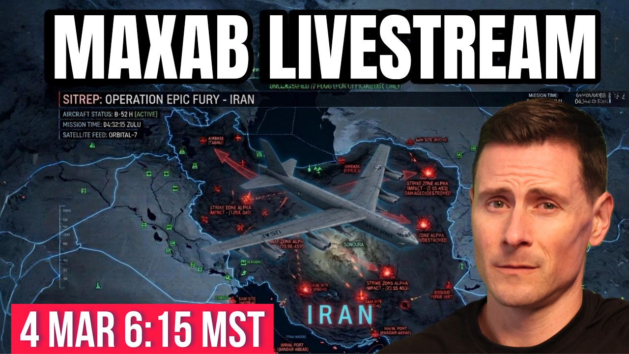 Iran War LIVESTREAM With Max Afterburner | 4 Mar 6:15pm