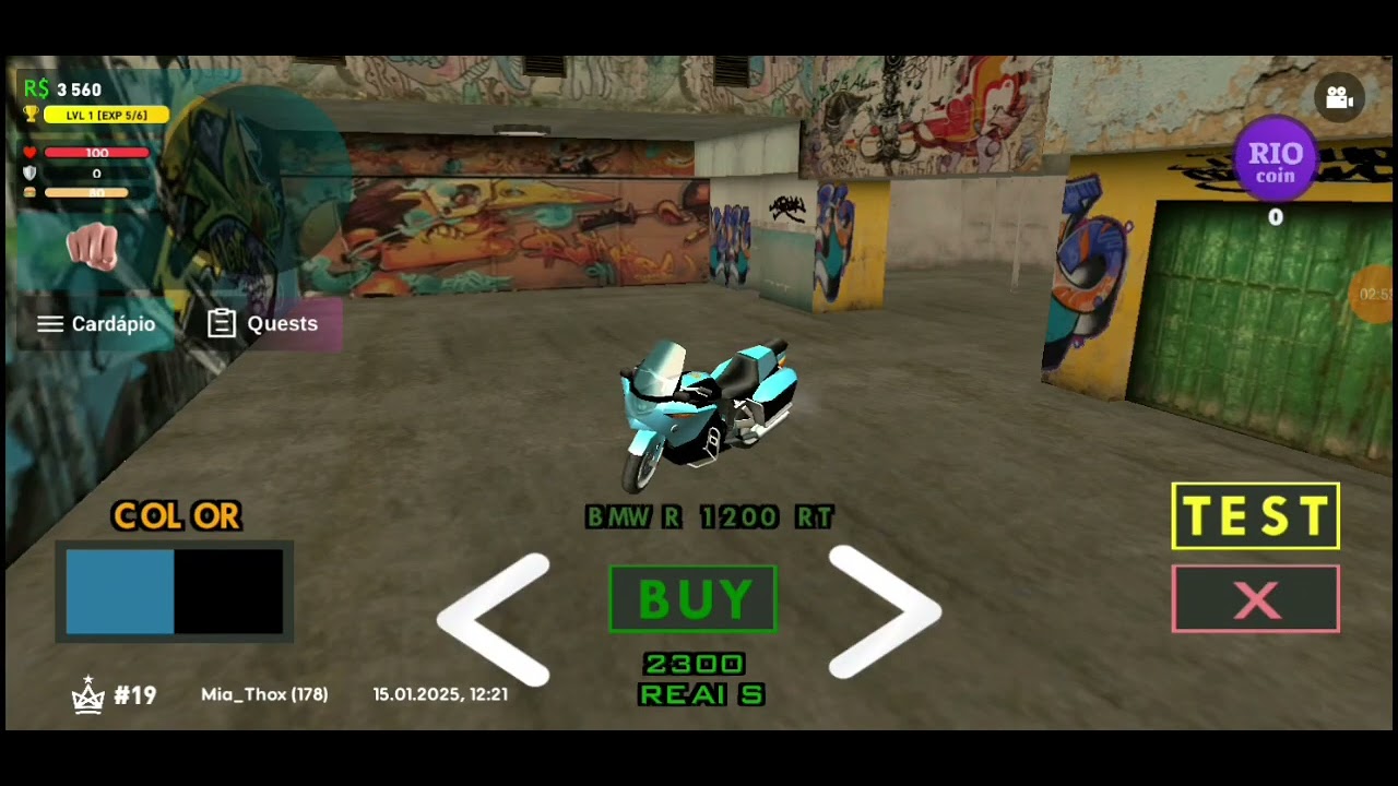 comprando minha moto no rio rise ❤