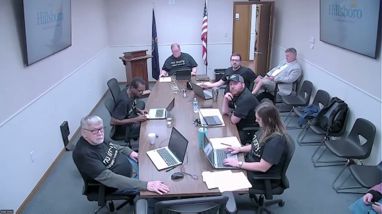 City of Hillsboro KS Regular Meeting 11-18-25