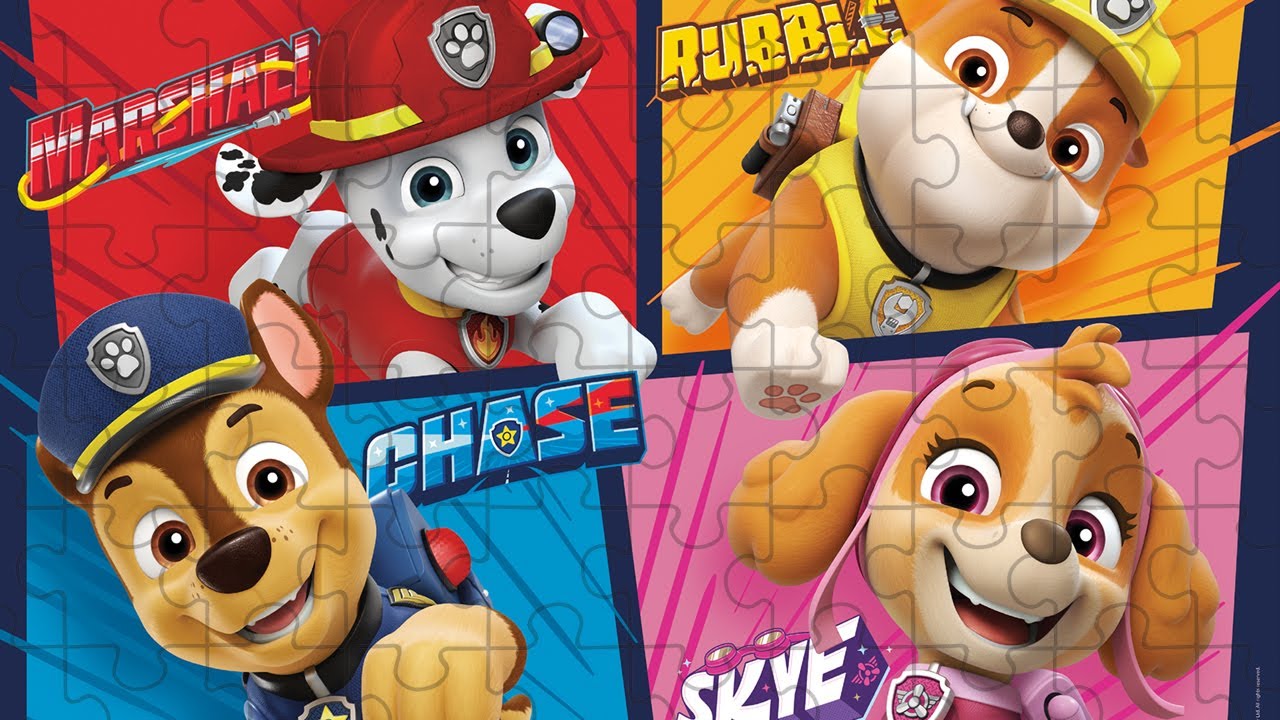PAW PATROL Puzzle Collection for Toddlers - Satisfying Puzzle