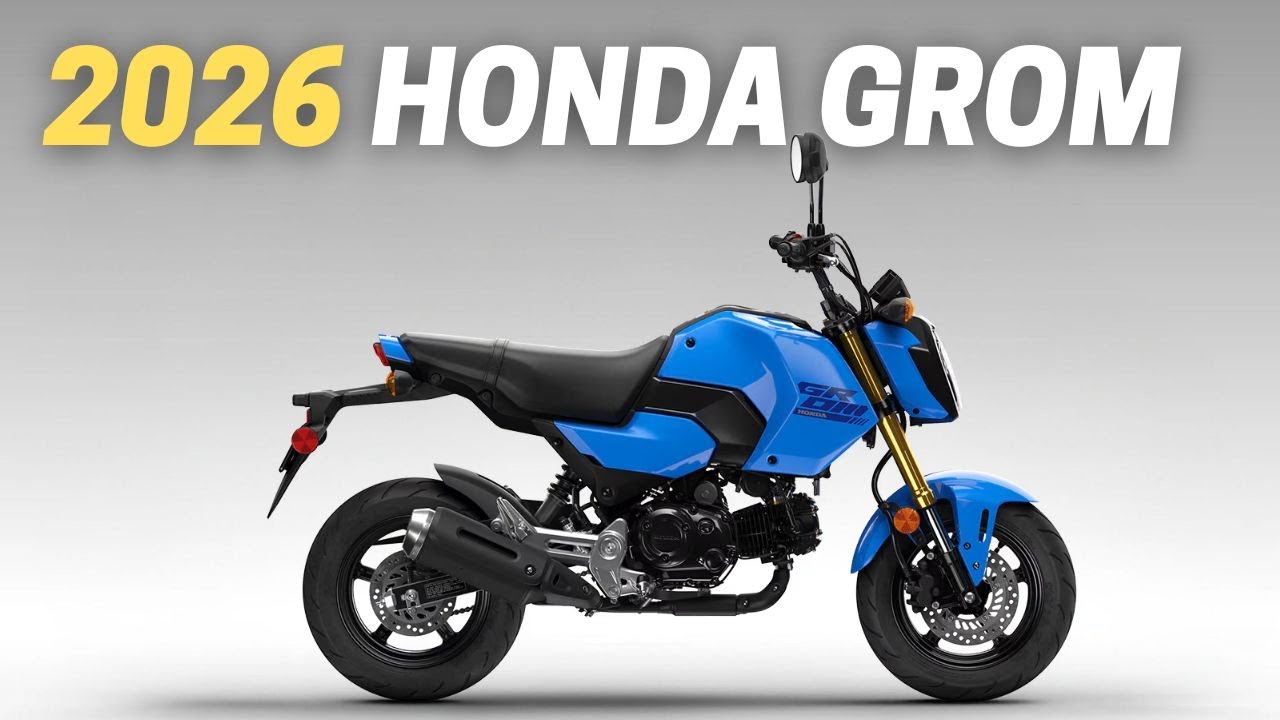 Honda Grom 2026 года: 10 вещей, которые вам нужно знать