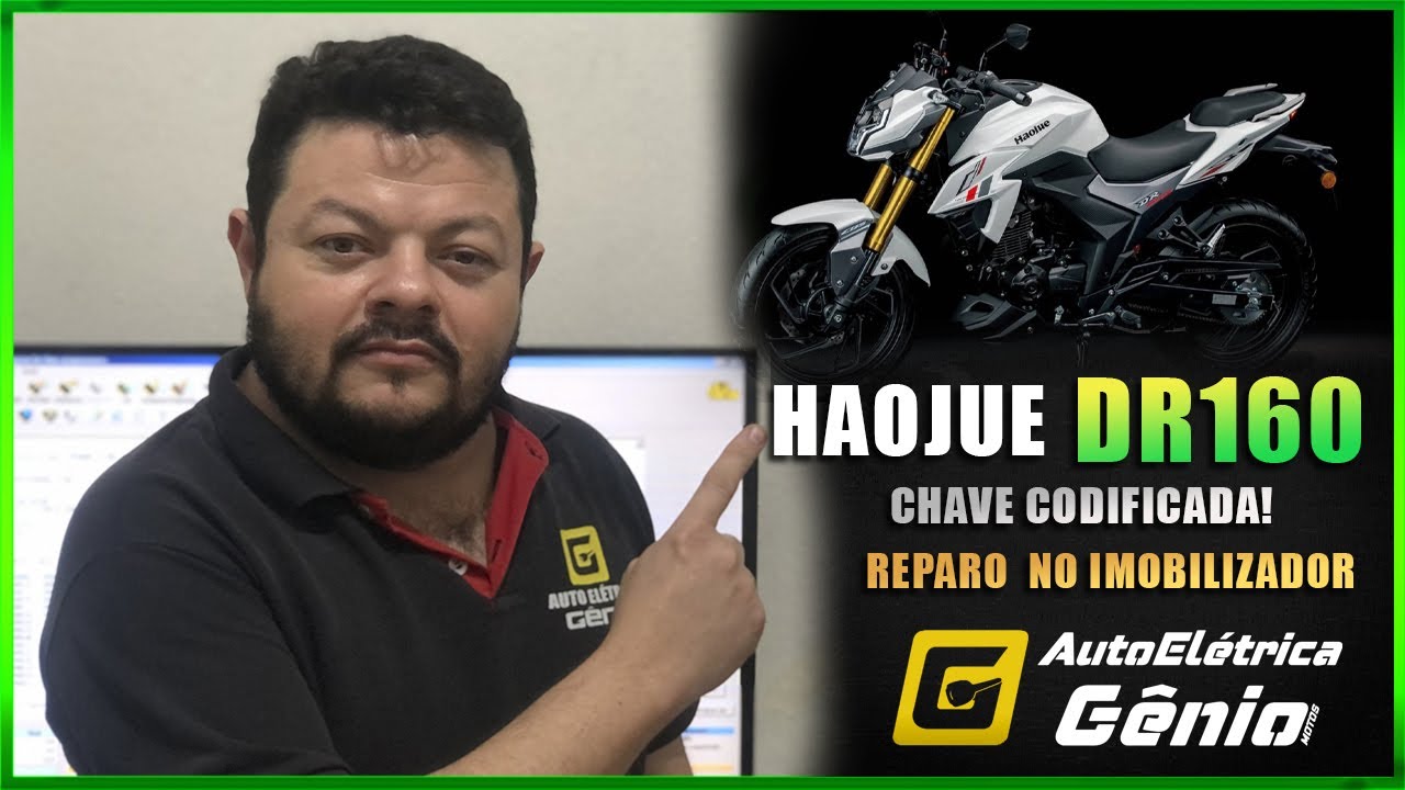 Reparo no imobilizador Haojue DR160!