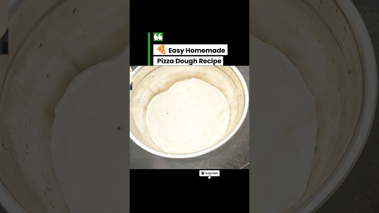 🍕 Easy Homemade Pizza Dough Recipe