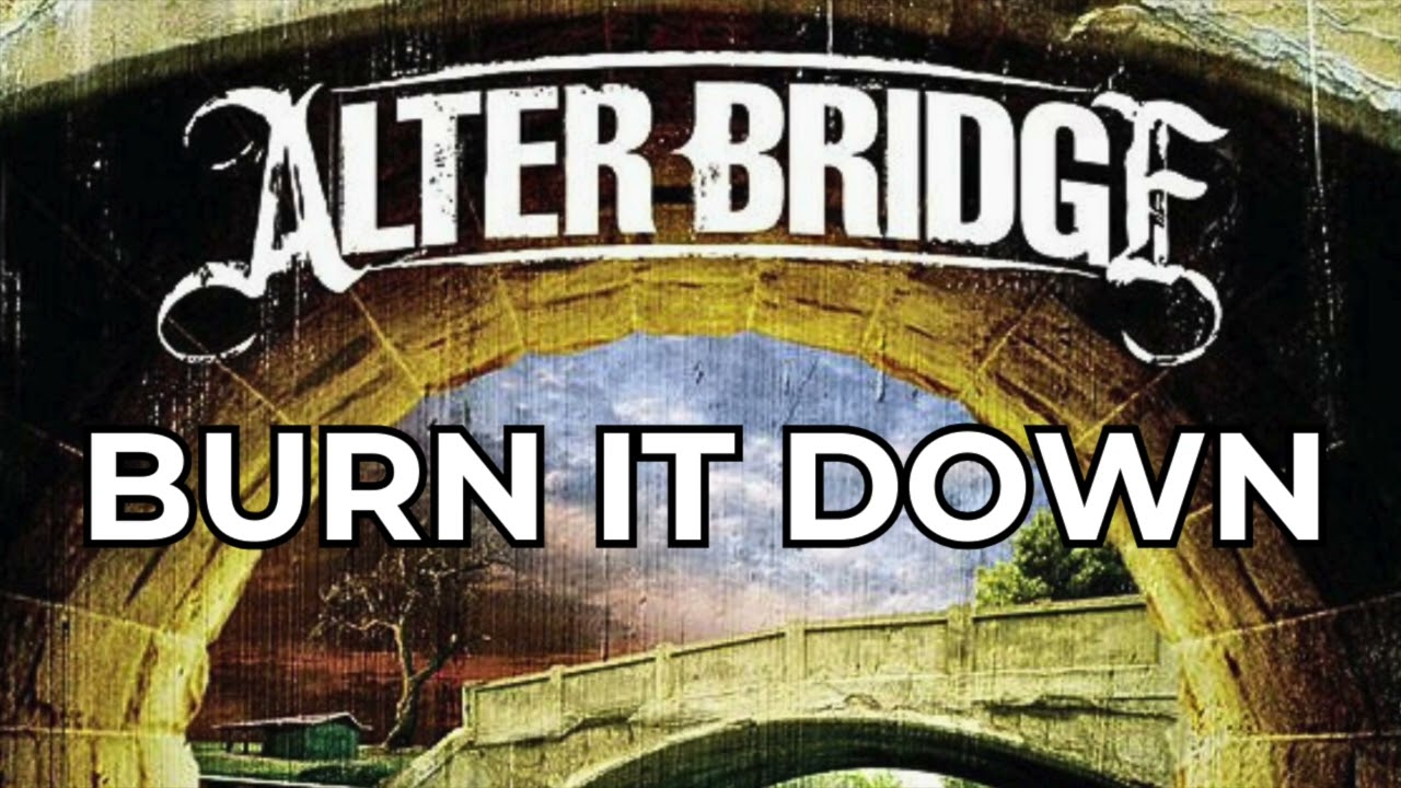 Alter Bridge - Burn It Down (Guitar Backing Track)