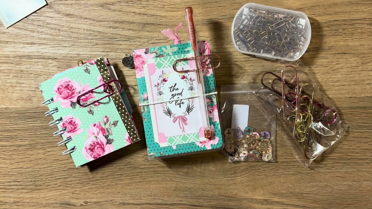 Mini Notebook & Mini Travelers Notebook Project Share! Inspired by @KarolinasKrafts