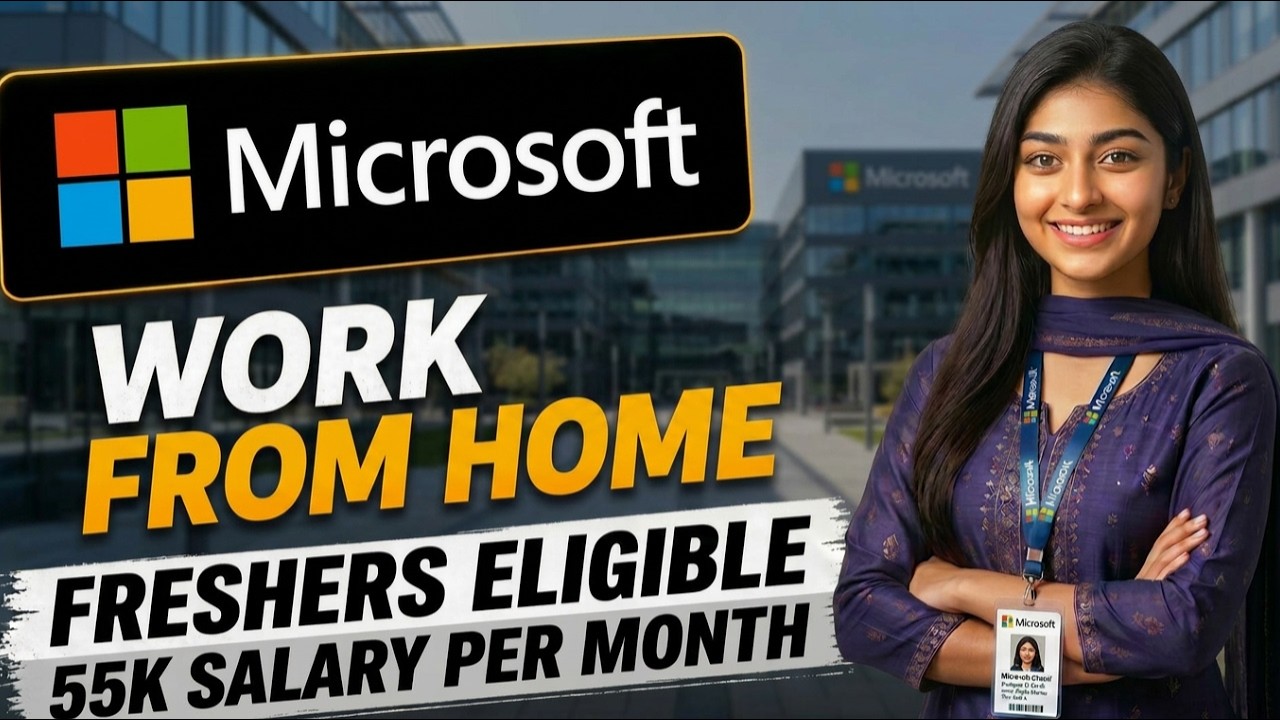 Microsoft Hiring Work From Home Internship 2026 | Apply Now 🔥