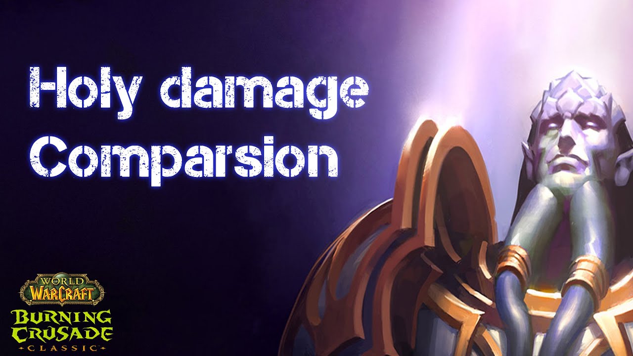 Classic vs TBC.  Holy damage comparsion