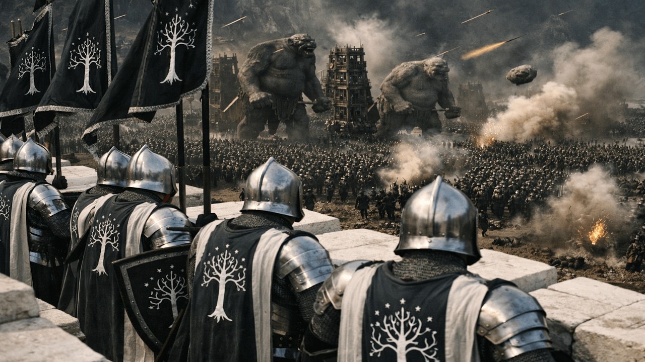 3,200,000 MORDOR vs 760,000 GONDOR — MINAS TIRITH CAN’T SURVIVE THIS?! [4K]