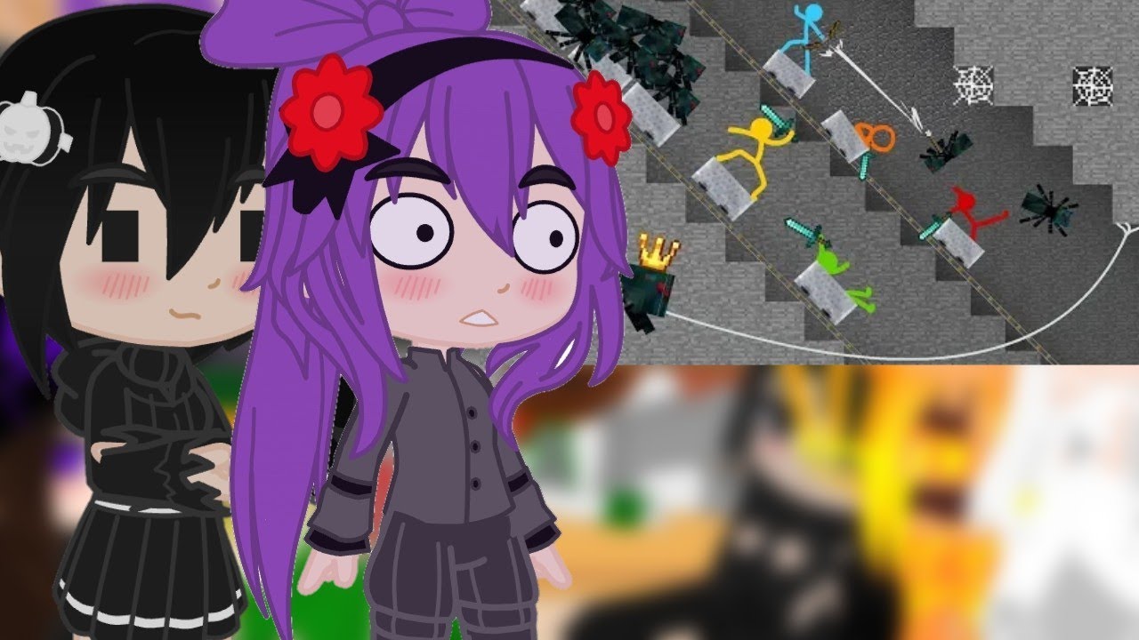 Mob Talker React To Cave Spider Roller Coaster Animation By Alan Becker (REQUESTED)
