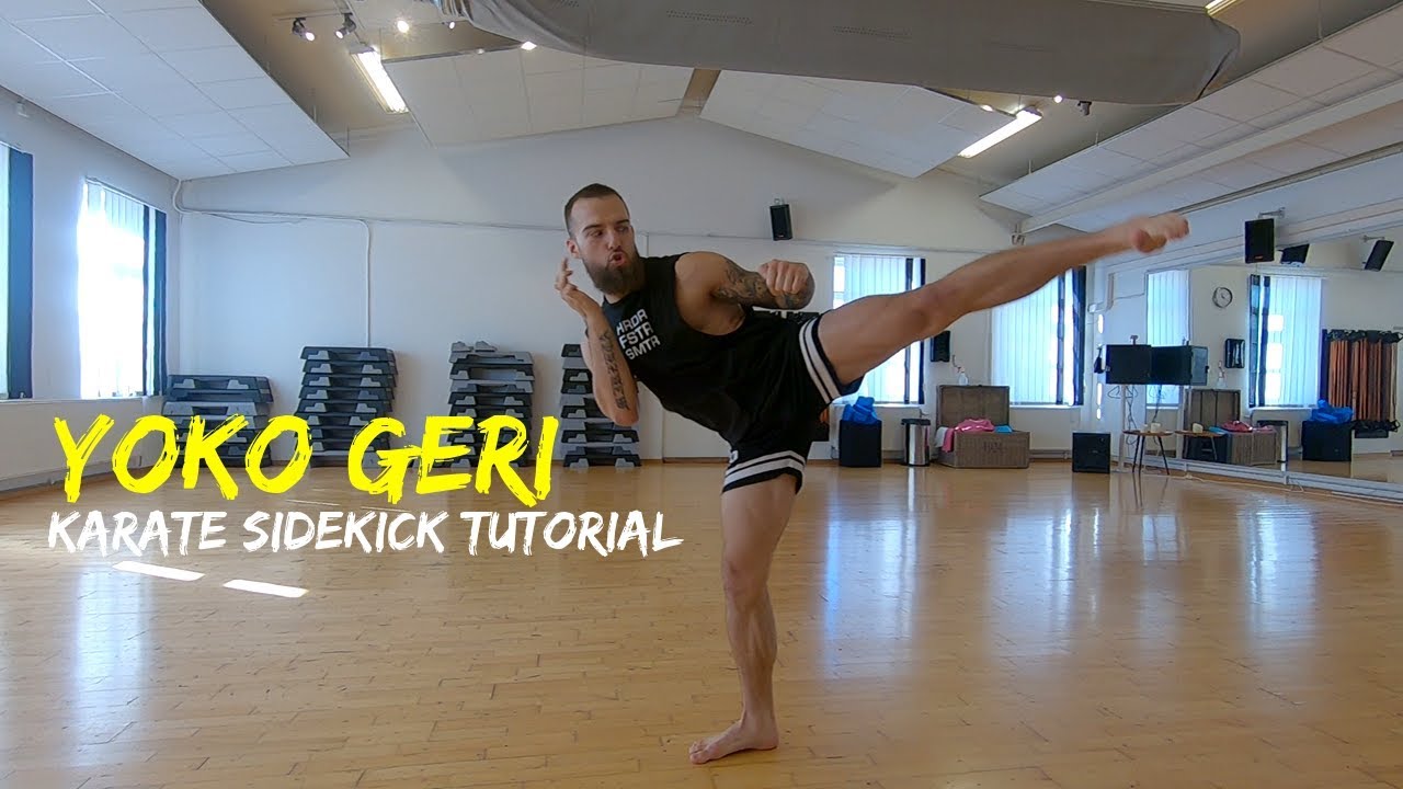 Yoko Geri Tutorial. Sidekick. Karate for MMA. Episode 5.
