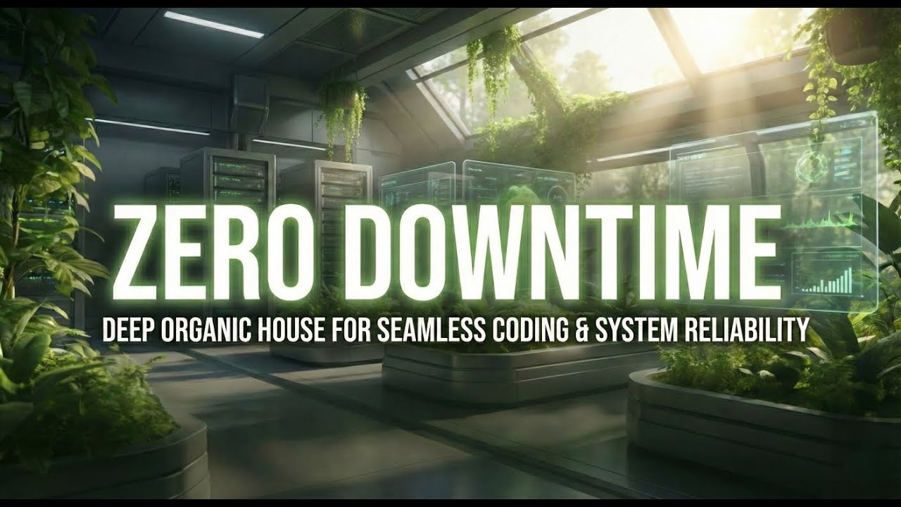 Zero Downtime | Deep Organic House for Seamless Coding & System Reliability 🍃
