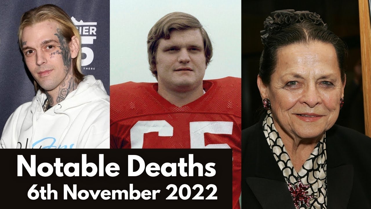 Celebrities Who Died Today 6th November 2022 / Very Sad News / Famous Deaths News / Notable Deaths