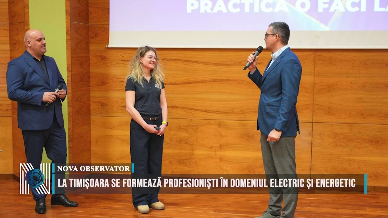 La Timișoara se formează profesioniști în domeniul electric și energetic