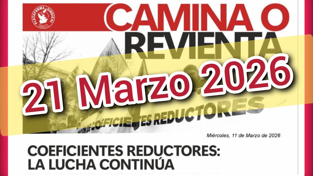 Conductores Profesionales al L&iacute;mite: Llamamiento Gran Movilizaci&oacute;n del 21M La Jubilaci&oacute;n Anticipada