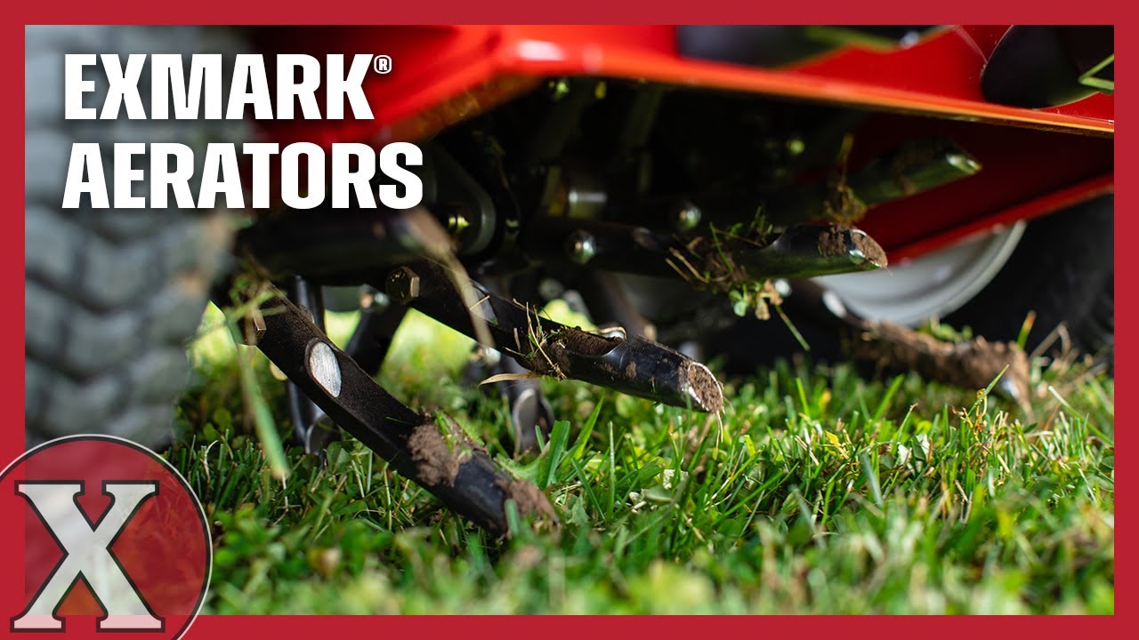 See the 2018 Commercial Lawn Aerators from Exmark