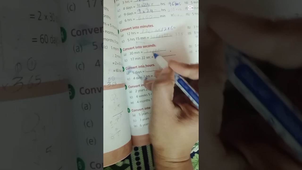  Class 5-ex 7.3 conversation of units- journey through math 5