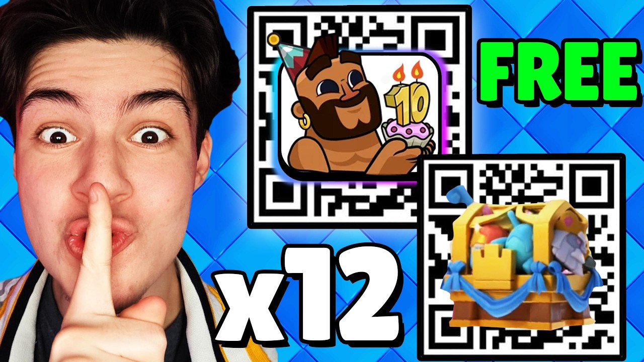 EVERY 12 WORKING QR CODES IN CLASH ROYALE! (NEW QR)
