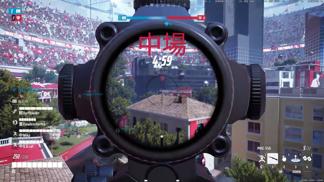 逆轉的整場影片，面對許多翡翠一的對手下戰績7殺5死。The Finals 2026 03 16   14 38 36 12 DVR