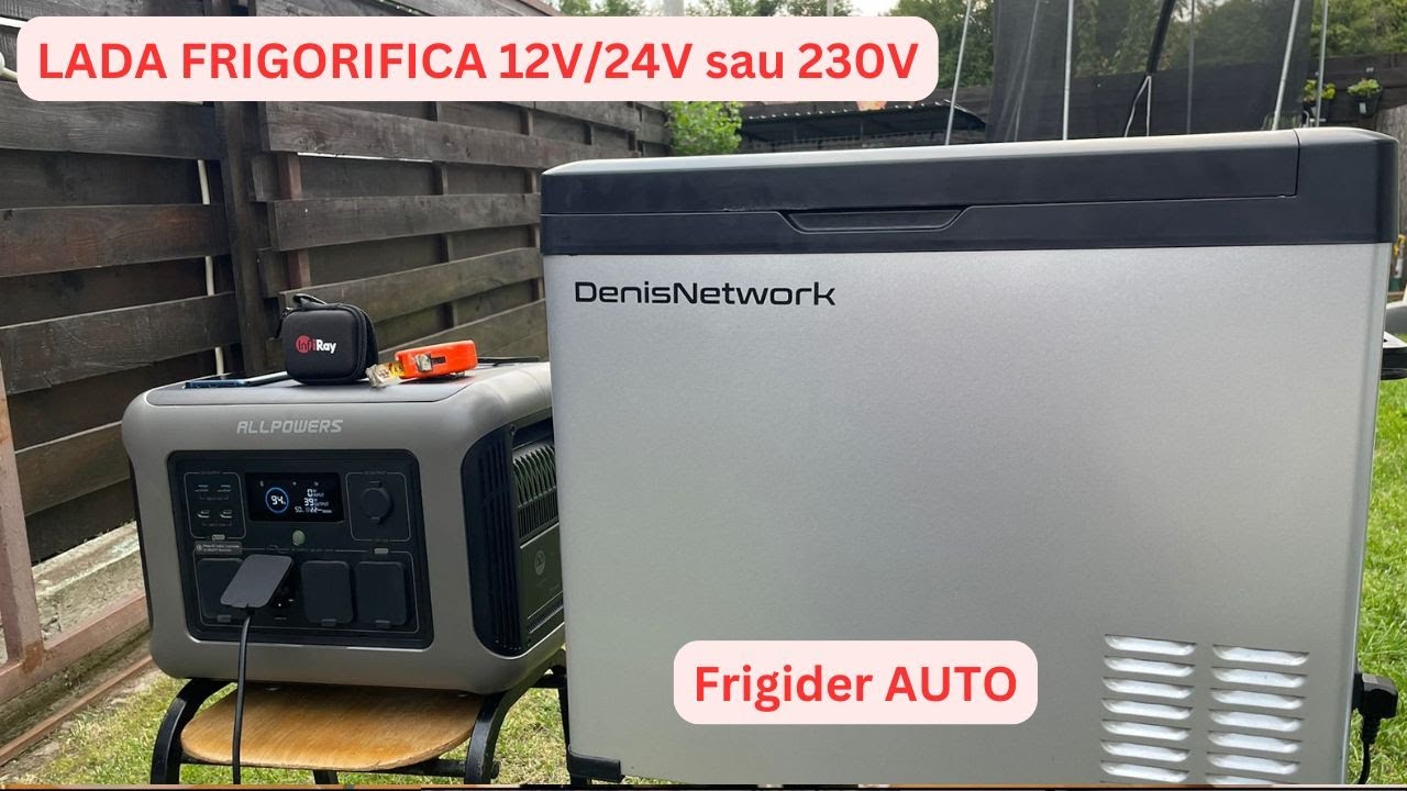 Frigider AUTO 50L LA 12-24V CU FREON PE COMPRESOR/CONGELARE(-20°C)DenisNetwork)