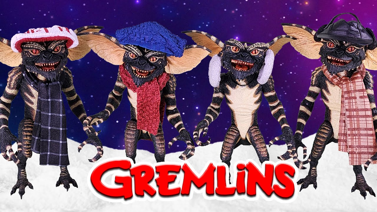 NECA GREMLINS WINTER GREMLINS ACTION FIGURES