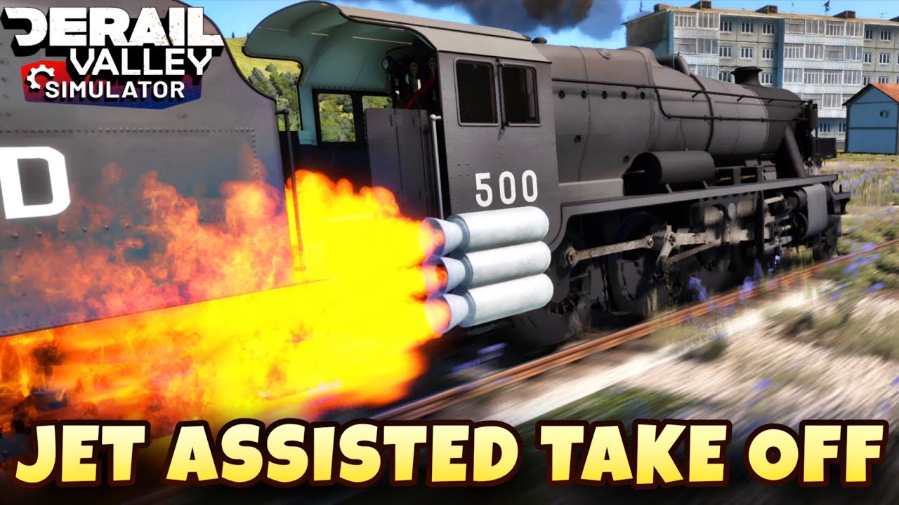 When Every Train Has Rocket Boosters in Derail Valley | JATO-Part 02