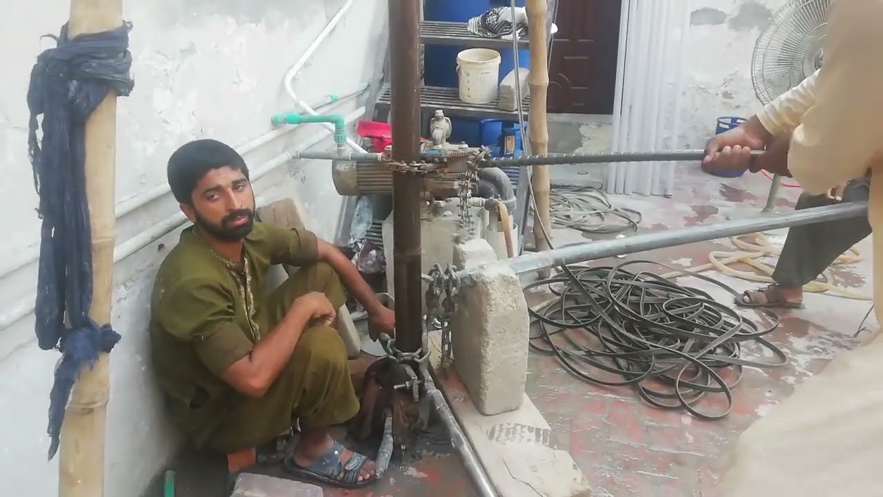 Shahzad submersible pump instalation 1.5hp 1.5