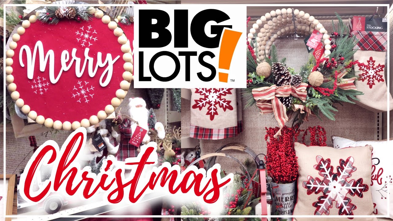 BIG LOTS CHRISTMAS DECOR SHOP WITH ME 2021!