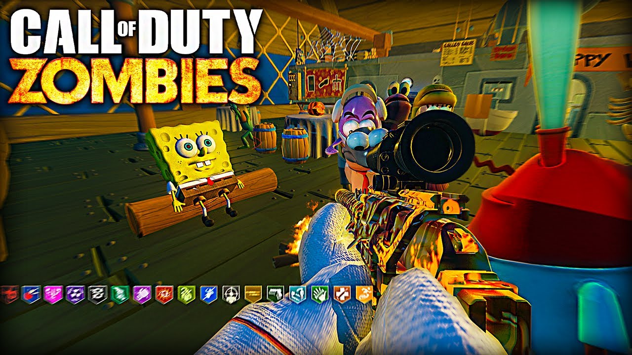 Scaredy Pants SPONGEBOB Zombies СЛИШКОМ ХОРОШИ... (Black Ops 3 Zombies)
