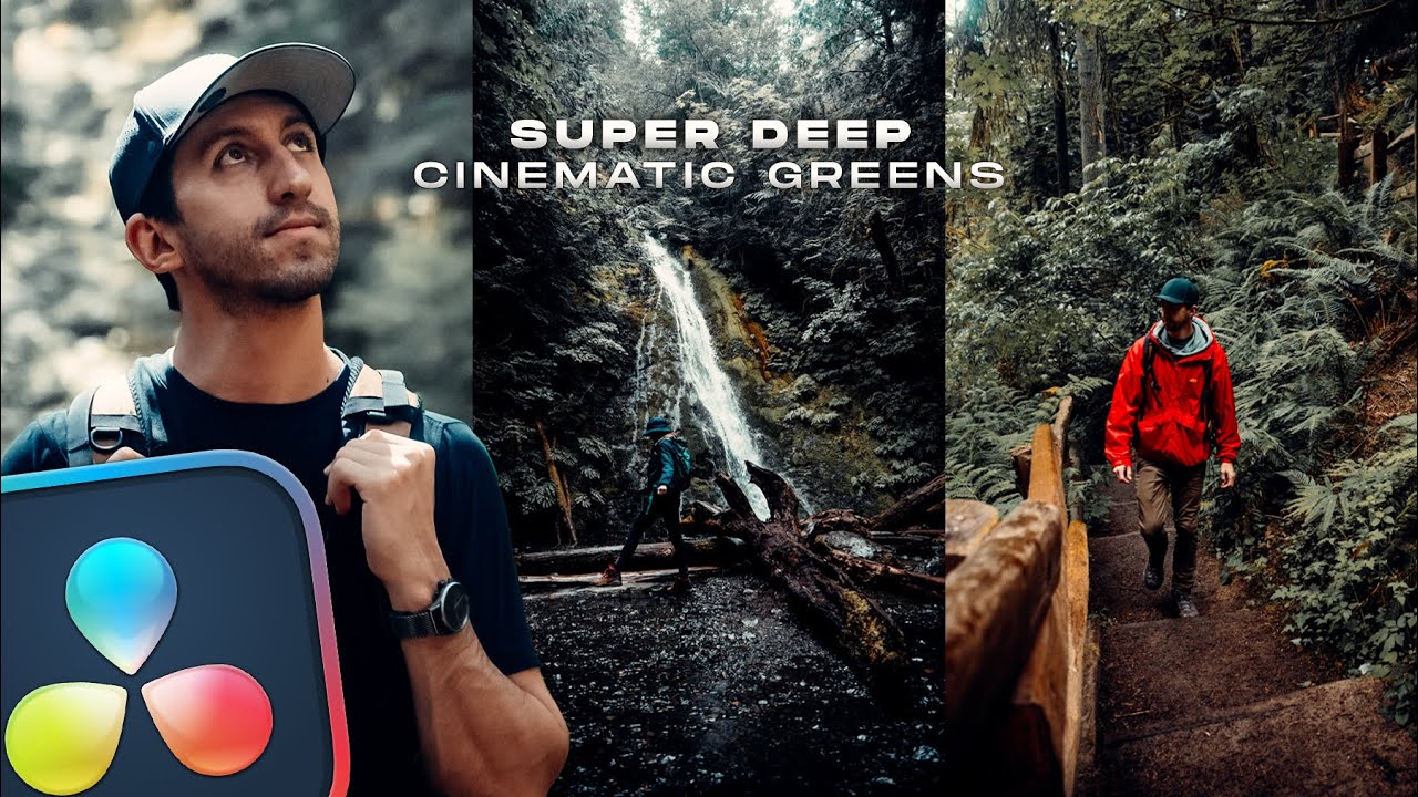 Insanely Deep Green - Cinematic Color Grade in Davinci Resolve