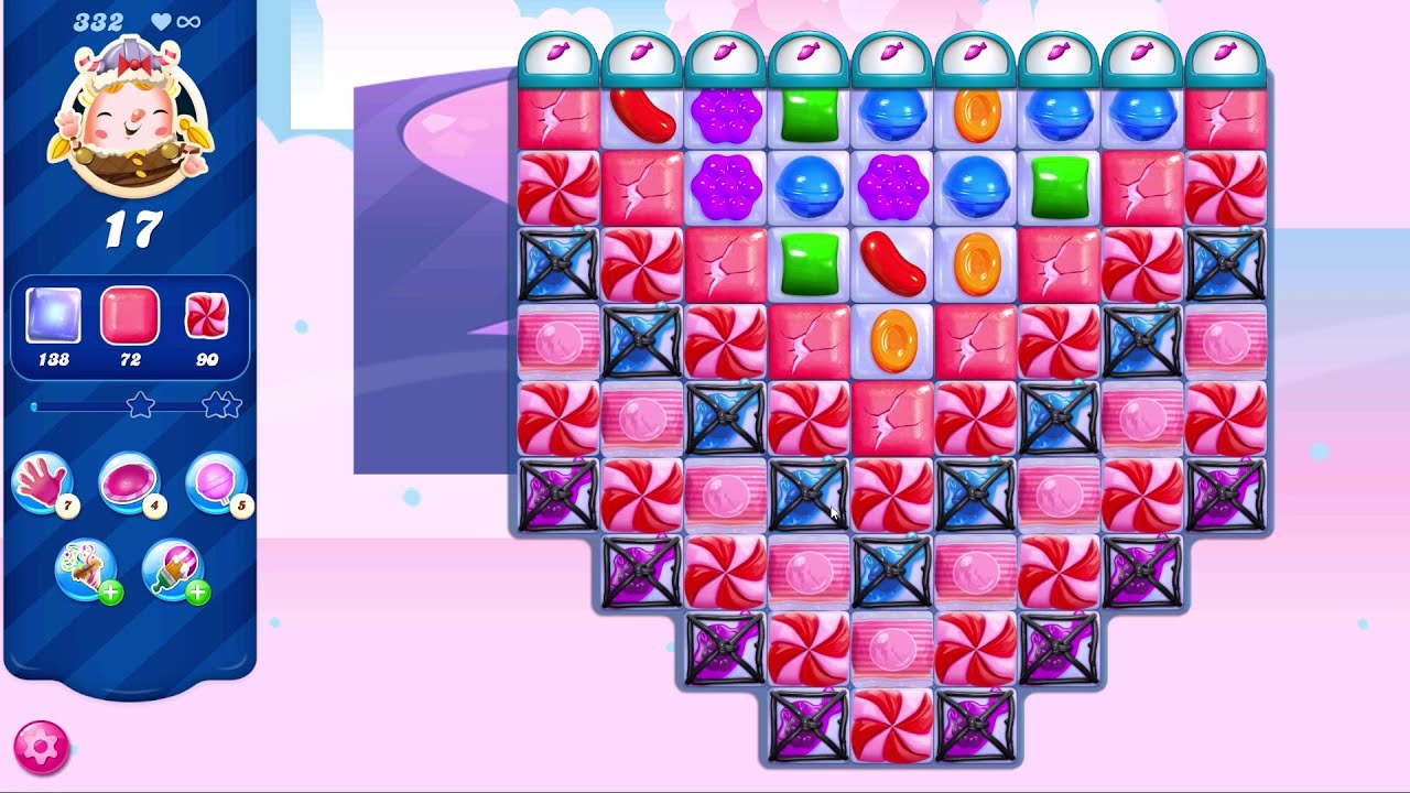 Candy Crush Saga LEVEL 332 | NO BOOSTERS (new version*)✔️