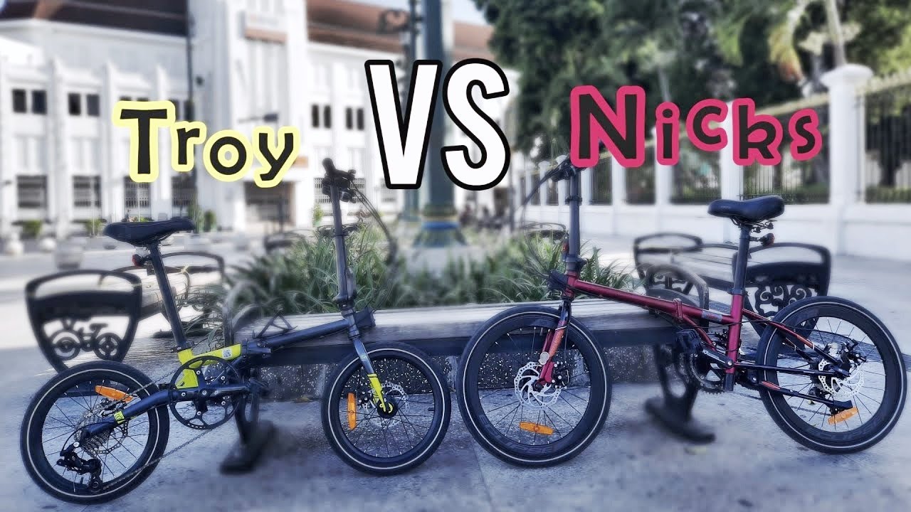 ELEMENT TROY VS NICKS, Mana yang Lebih Oke? - Sepeda Lipat Hits 2020