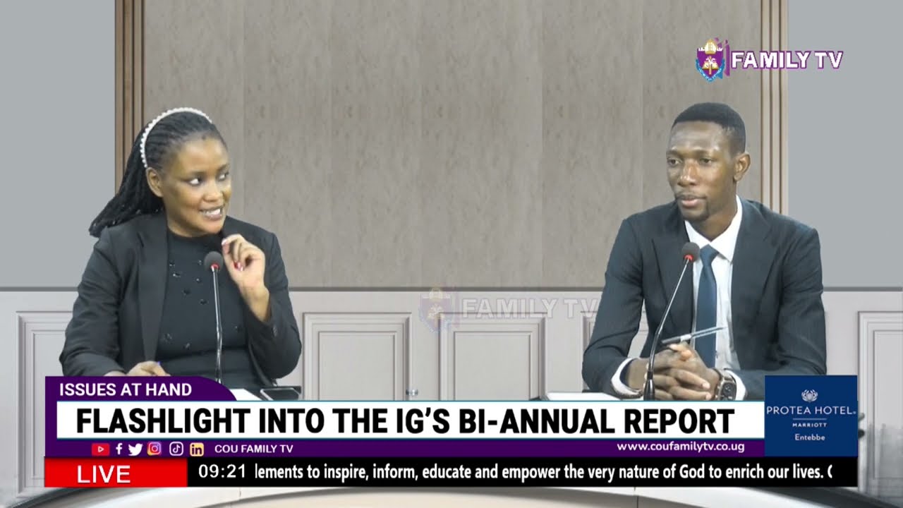 Flashlight Into The IG's Bi-Annual Report || David Kicito _ Transparency International