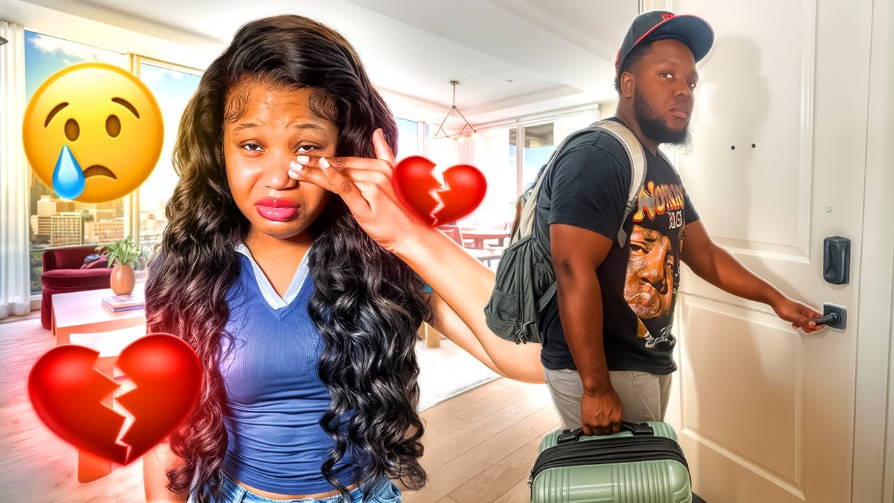 Telling My Wife I Am LEAVING Her For A Few Days.. *she cried*