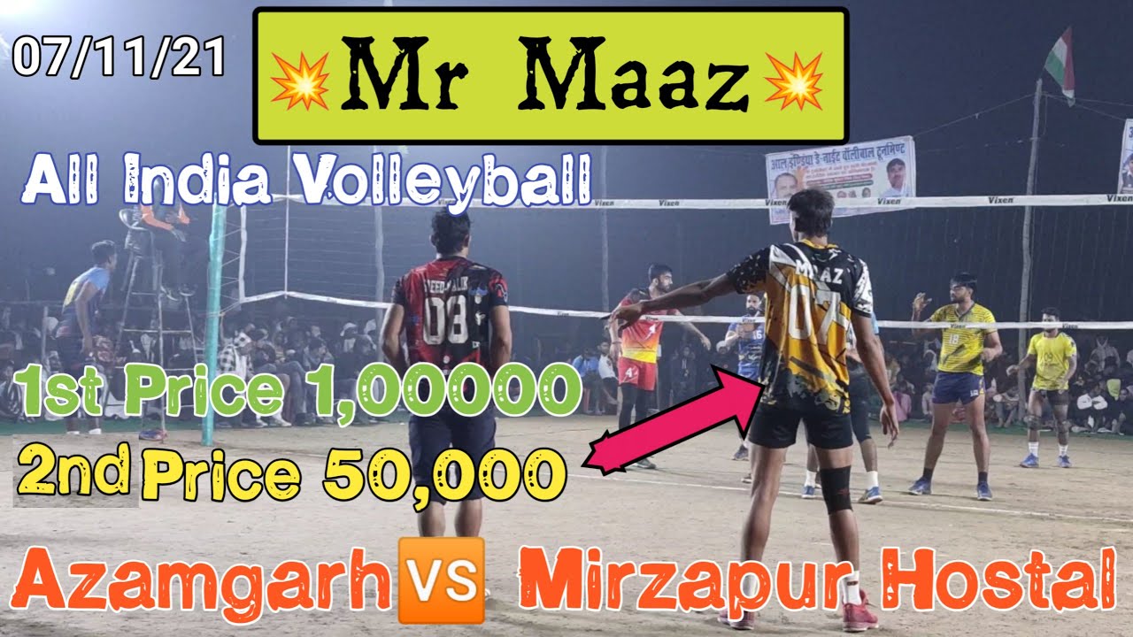 Set.2 Mr Maaz 💯 Azamgarh🆚 Mirzapur Hostal I All India Volleyball Tornament