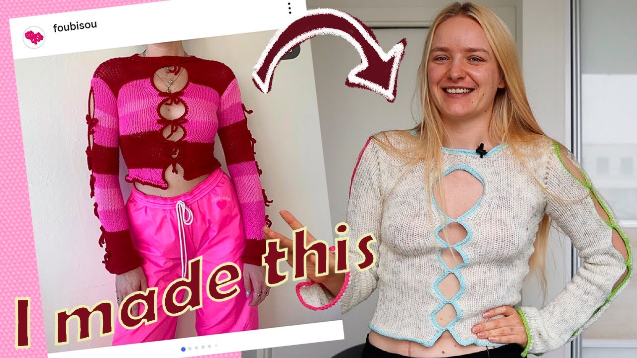 My dream sweater with a Sentro knitting machine