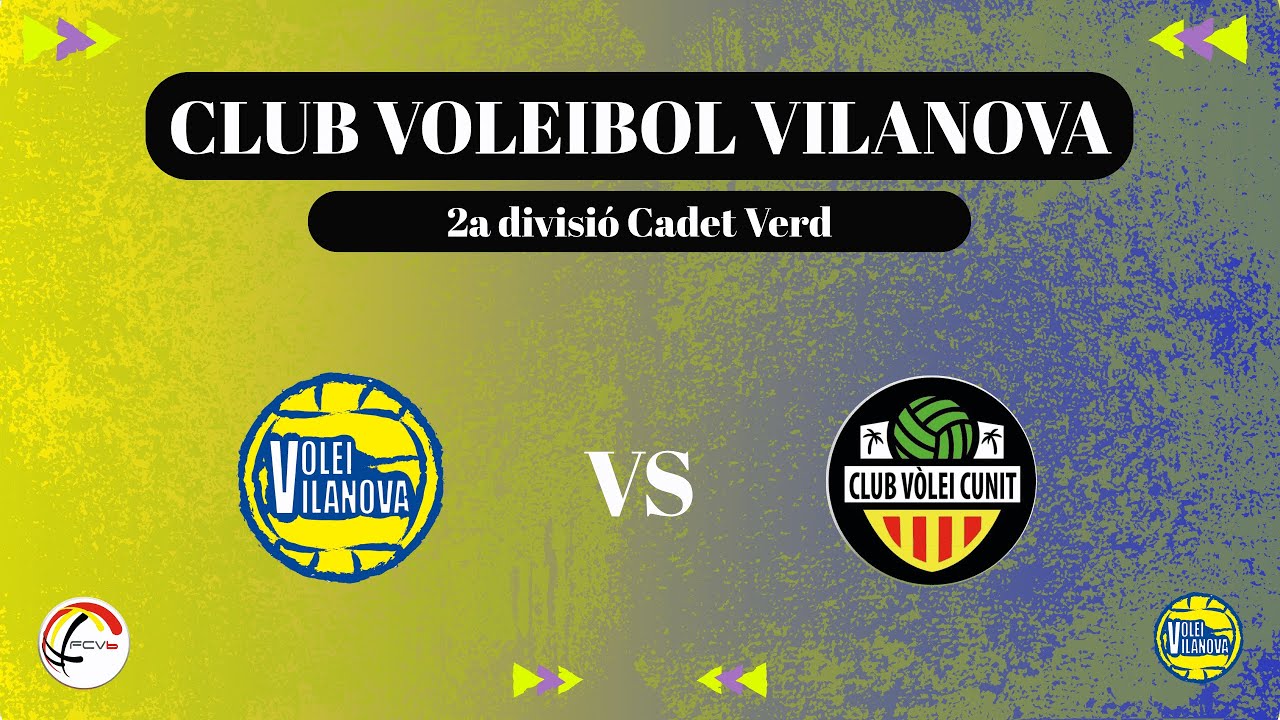 Amistós CV Vilanova vs CV Cunit | Cadet 2a divisió 