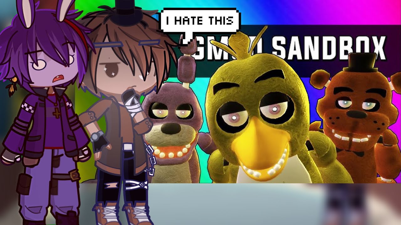Реакция FNAF на VanossGaming: Gmod Five Nights At Freddy’s (Gacha Life)