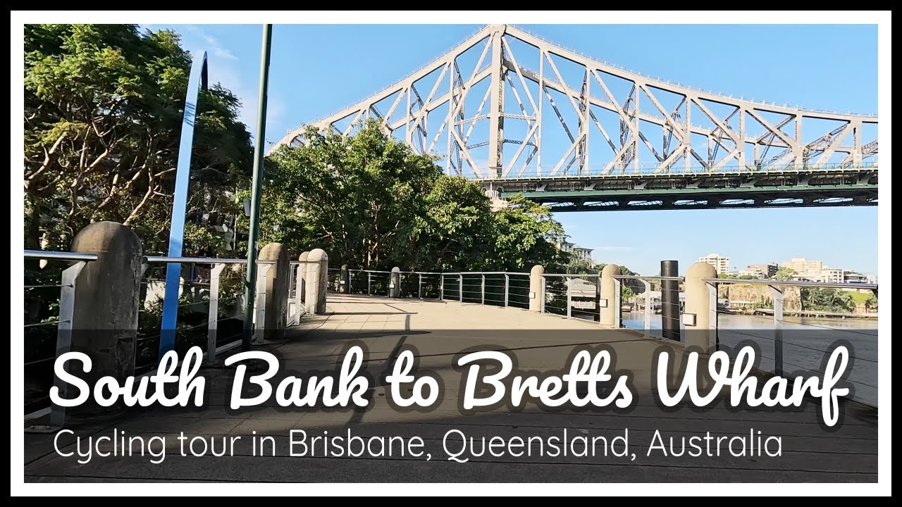 Cycle tour South Bank to Bretts Wharf in Brisbane, Queensland, Australia
