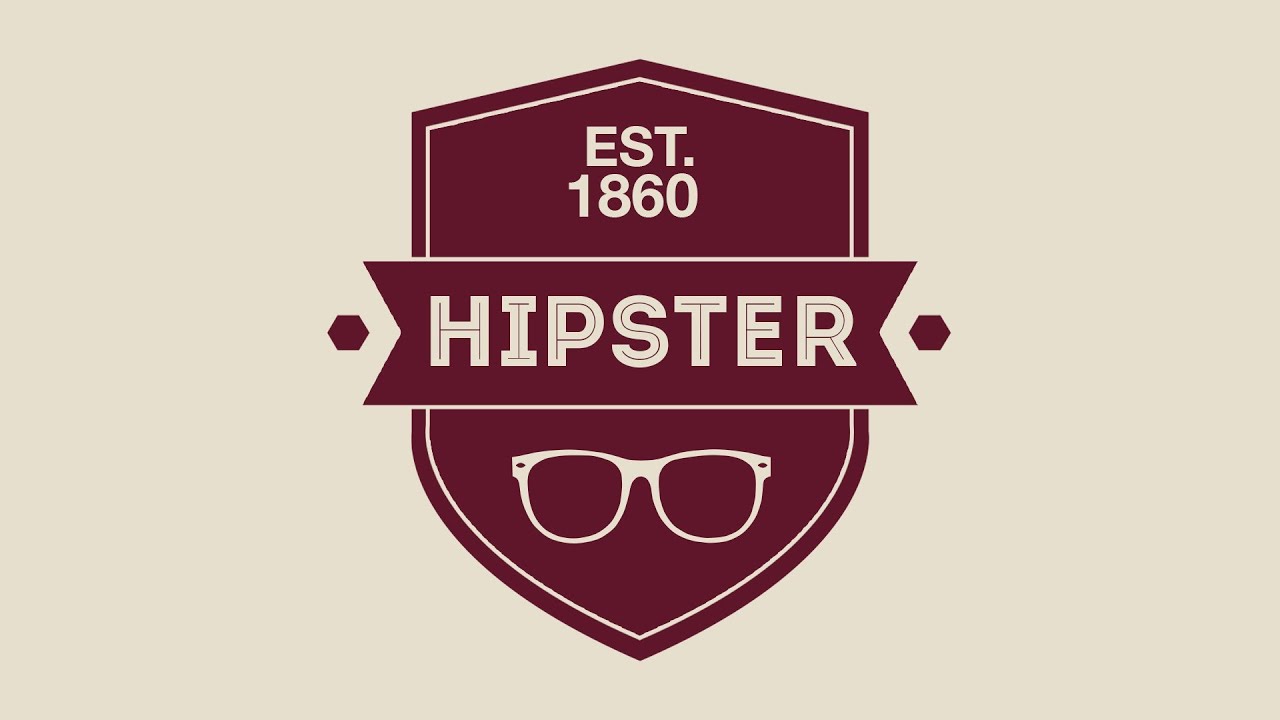 Design A Hipster Badge / Logo In Photoshop