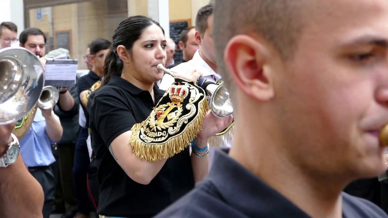Encuentro de bandas de cornetas en Ávila 2 con El Amarrado