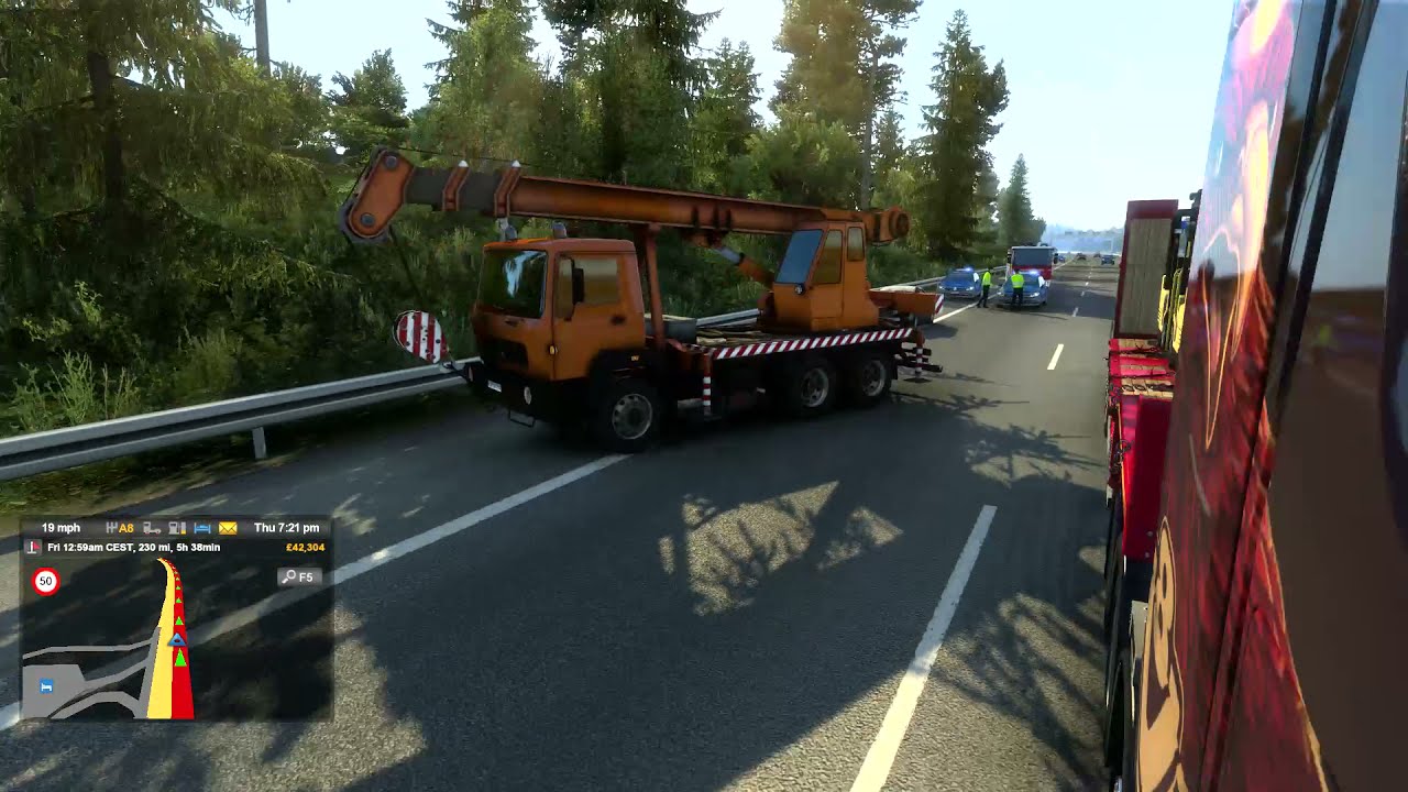 Thanks god for ABS!!! Euro Truck Simulator 2