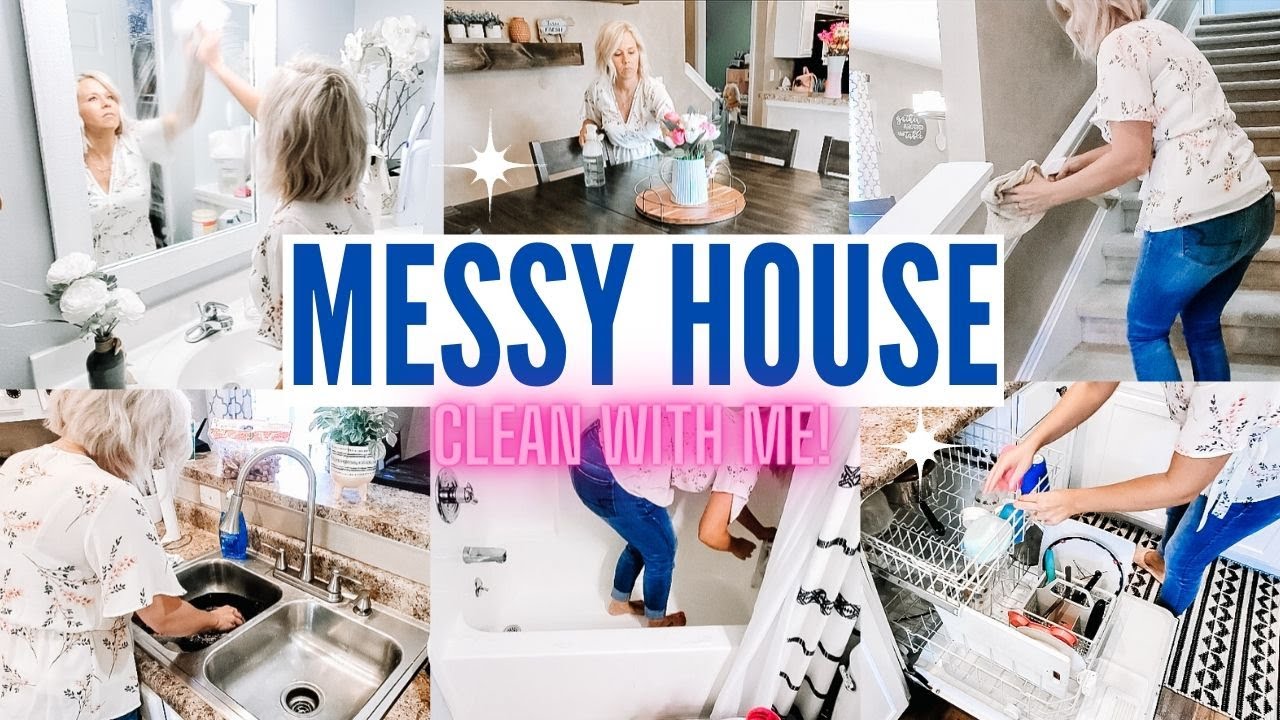 *NEW* MESSY HOUSE CLEAN WITH ME | SUMMER CLEANING MOTIVATION 2020 | THIS TIDY HOUSE