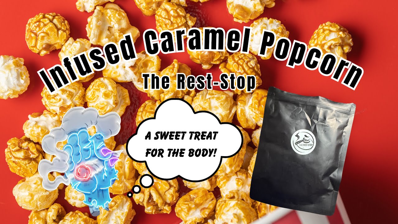 The Rest-Stop Infused Caramel Popcorn Review 🍿🍭🫠