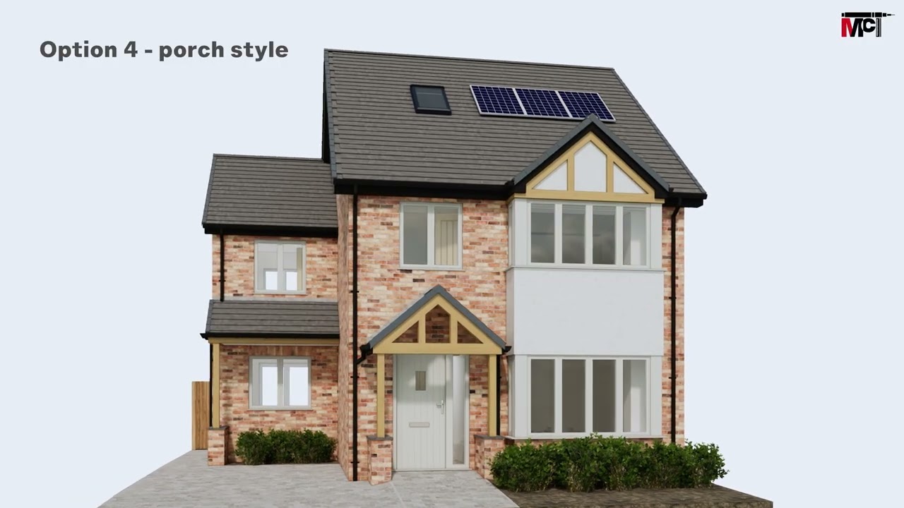 Two-Storey Side Extension Design Options in Solihull | McTernan Design 3D Visuals