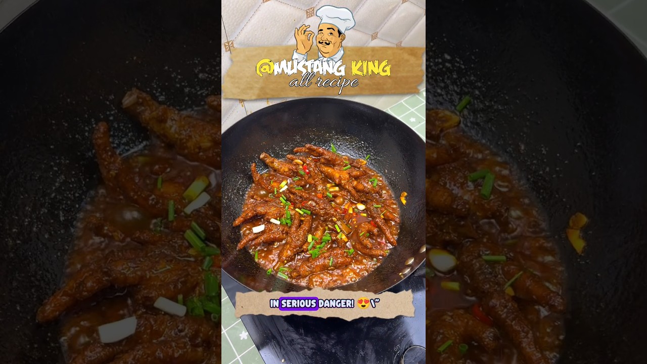 Chinese-Style Spicy Chicken Feet – The Ultimate Asian Appetizer!”😋